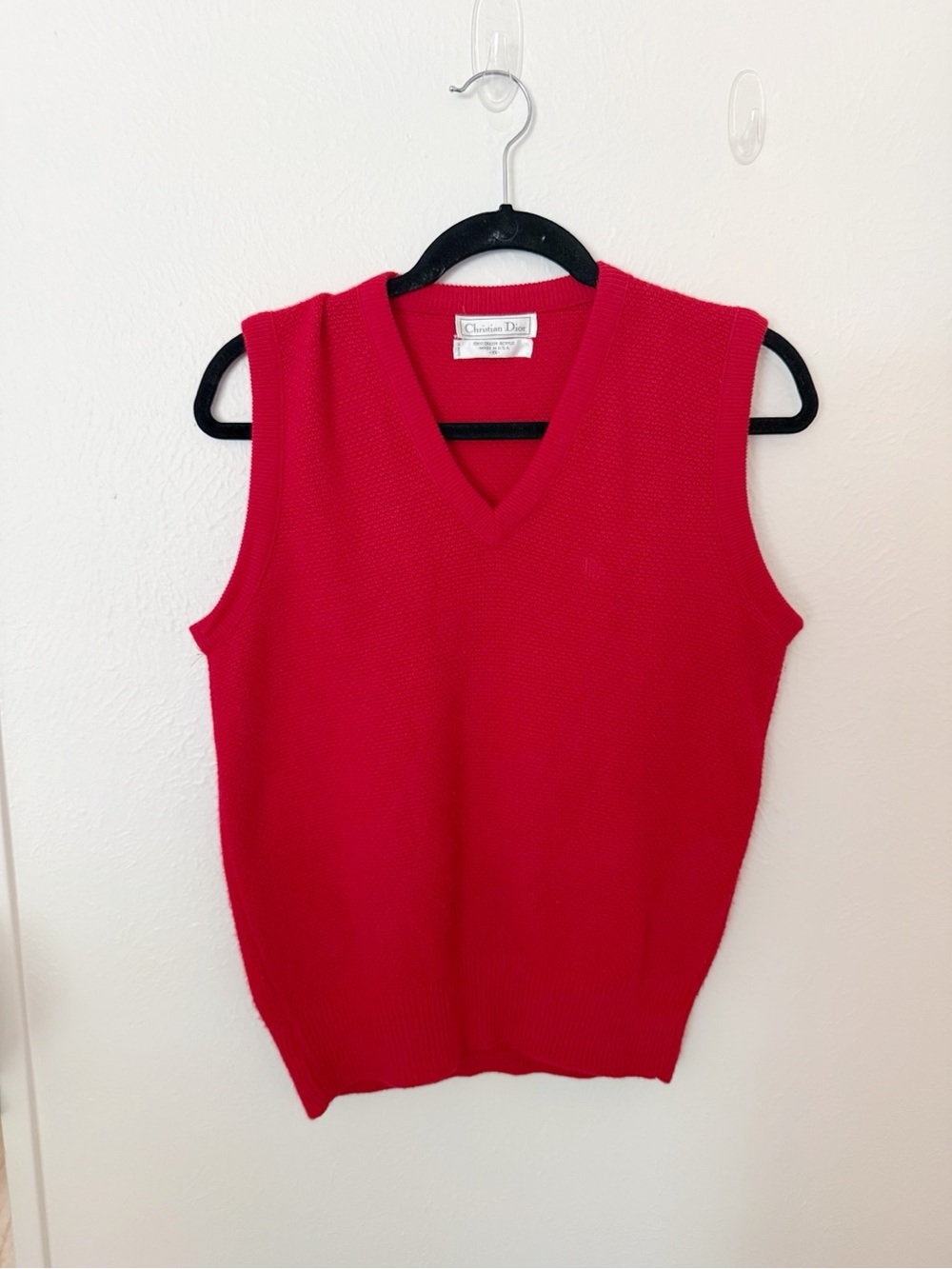 Vintage Christian Dior Sweater Vest Sz S